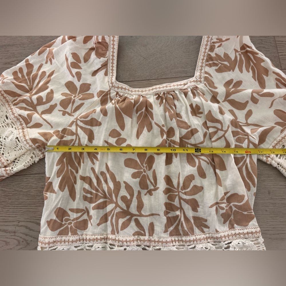 Christian Siriano Boho Peasant Top size small - Picture 3 of 6